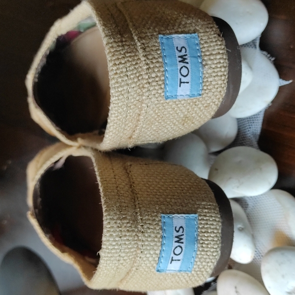 Toms woven burlap style 6.5 - Picture 5 of 7